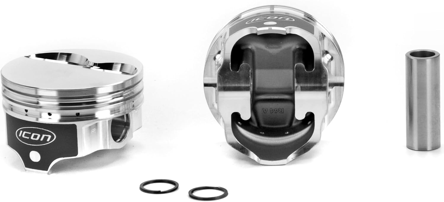 Icon PistonsIcon Piston, Premium, Forged, Forged, 4.030 in Bore, 1/16 x 1/16 x 3/16 in Ring Grooves, Minus 5 cc