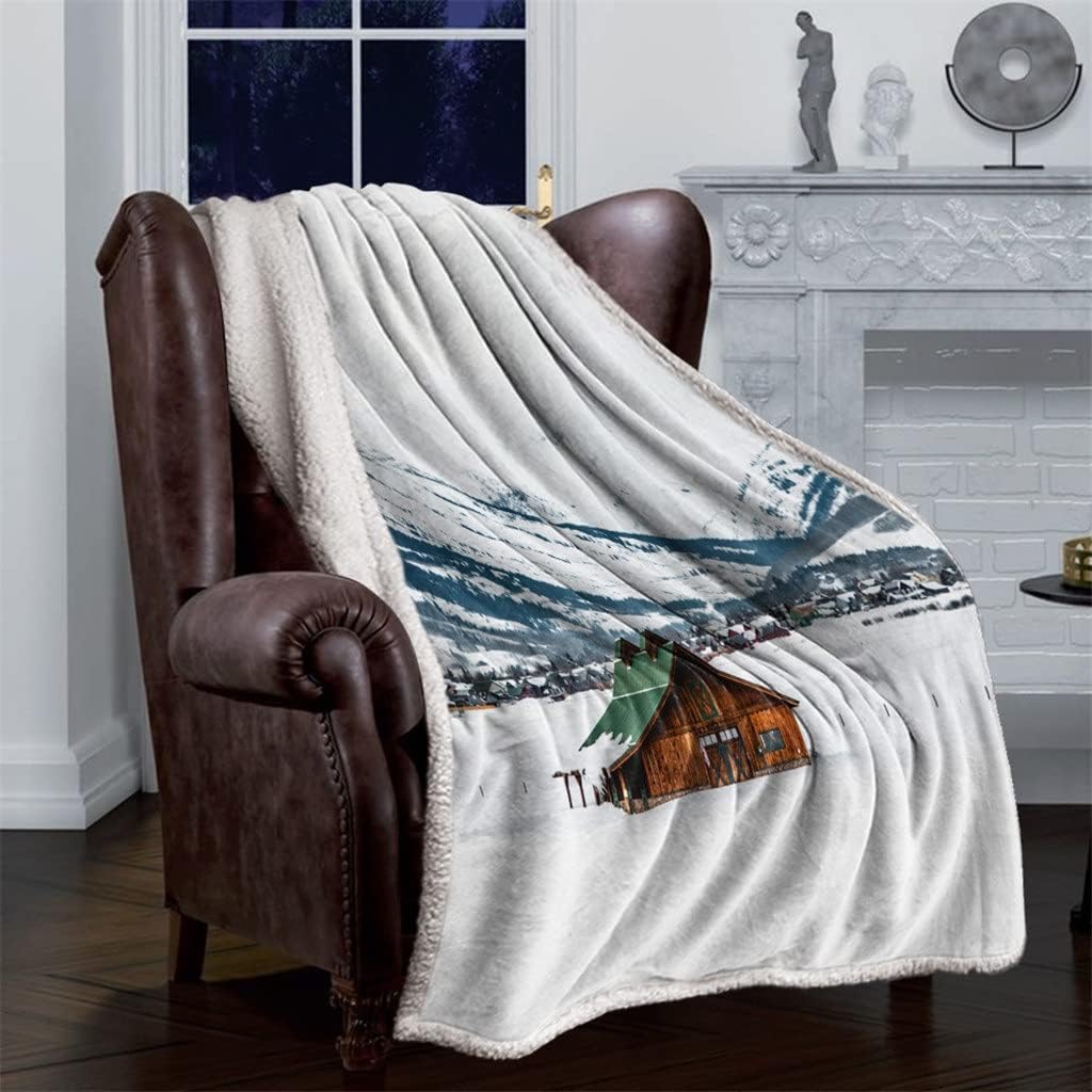 Sherpa Blanket Thick Velvet Flannel Bedspreads Office Nap Throw Sofa Cover Bedding