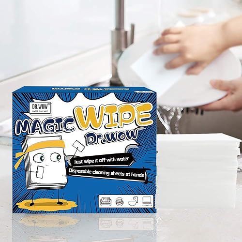 Miniatura 6 de 48 hojas de limpieza Dr.WOW Magic toallitas desechables de borrador fino
