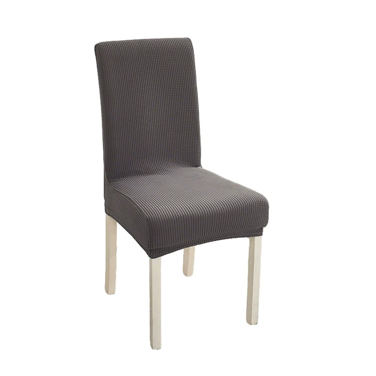 ECPGPMDLDT Chair Covers Stretch Kitchen Dining Room Chair Covers Removable Washable Dining for Family Dining Wedding Banquets Conferences(F,4pcs)