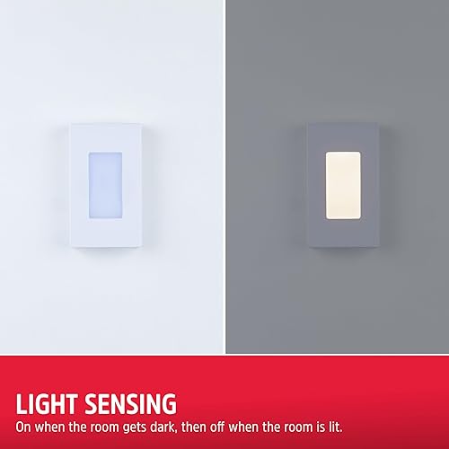 Miniatura 4 de Energizer Slimline CoverLite - Luz nocturna LED para enchufar, del anochecer al amanecer, cubierta de enchufe moderna, certificado UL, ideal para