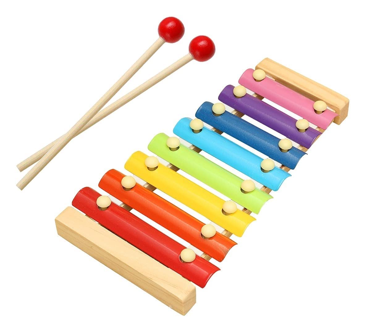 Seven Moon Wooden Xylophone for Kids Musical Toy for Children 8 Note with Child Safe Mallets (Multi Color) (B08WL1FJKM) Amazon Price History, Amazon Price Tracker
