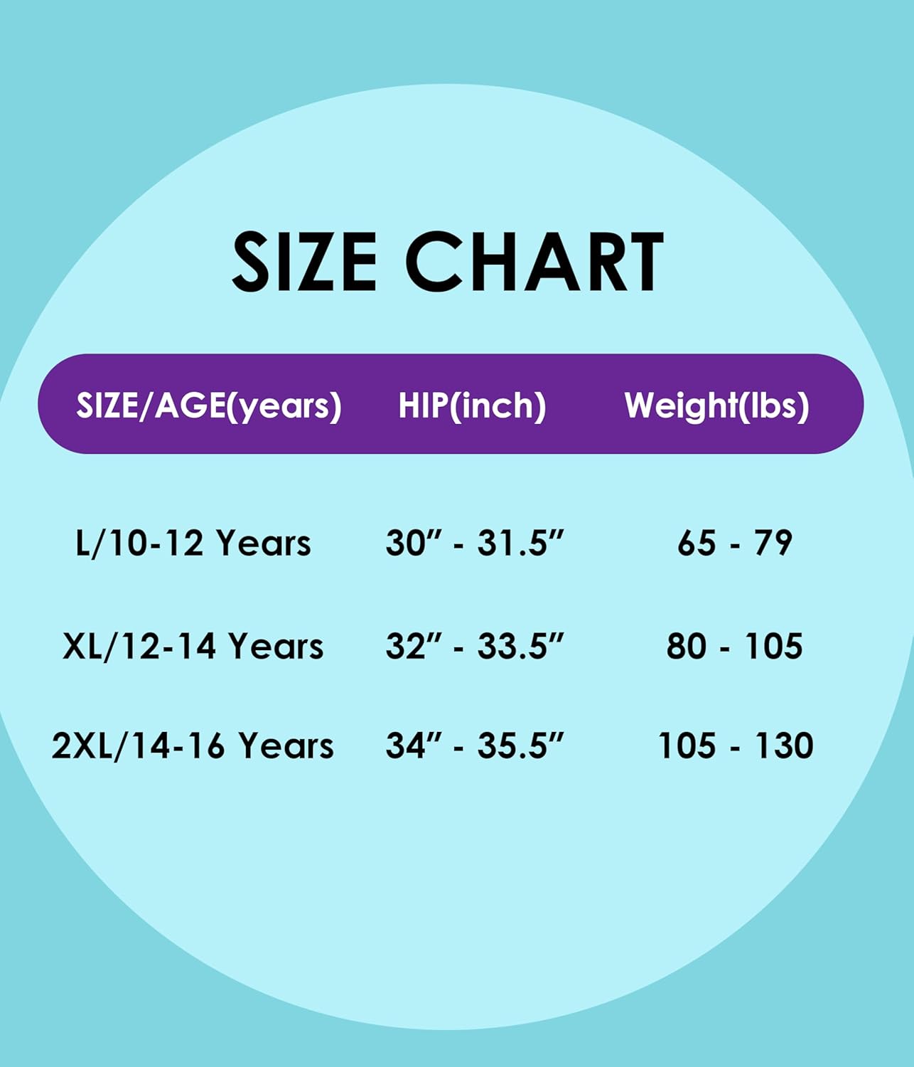 Teen Girls Period Underwear, Menstrual Leak-Proof Heavy Flow Absorbency Washable Protective Cotton Panties 4 Pack - Image 7