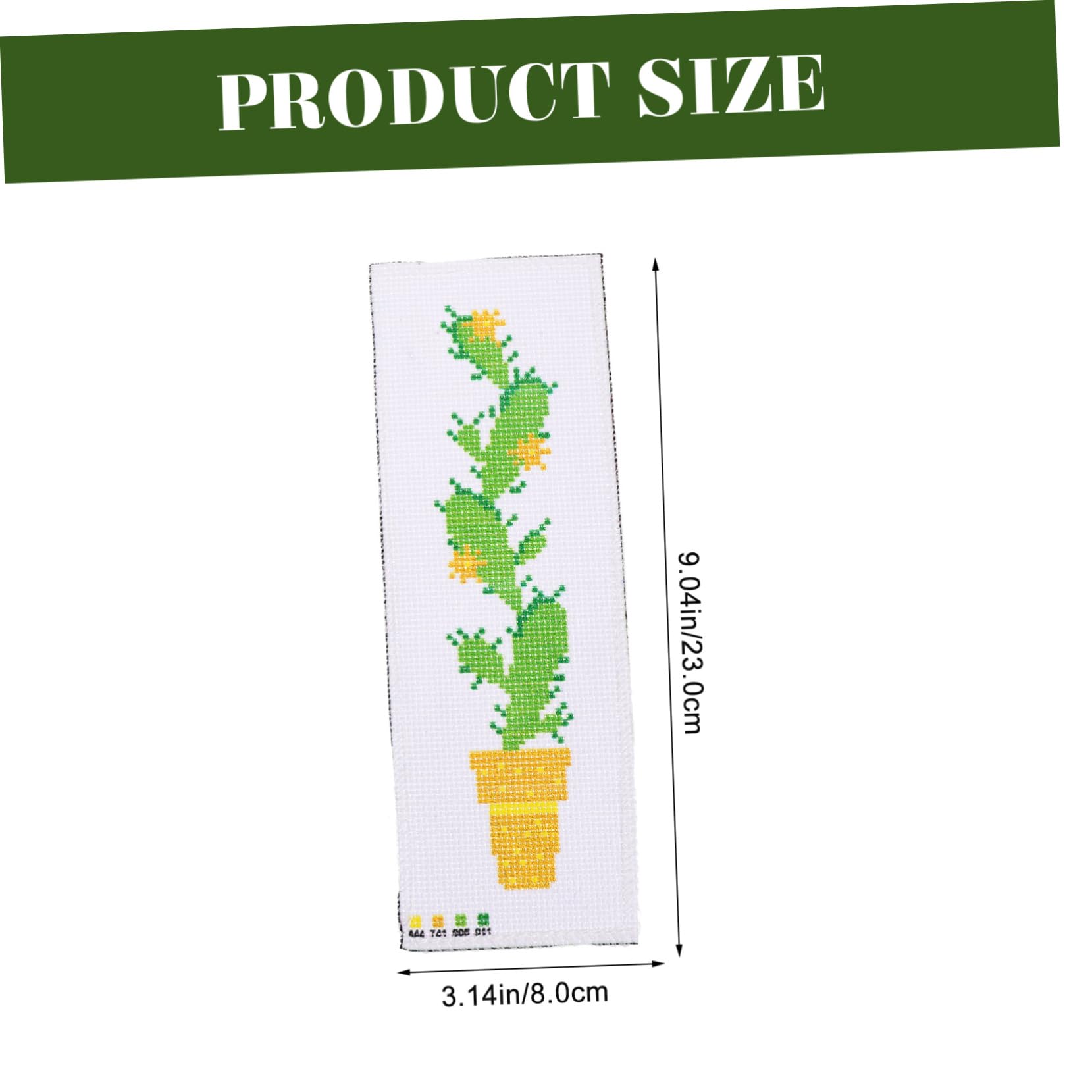 Gogogmee Embroidery Kits for Adults 3 Pack Bookmarks Sewing Kit Creative DIY Embroidery Bookmarks