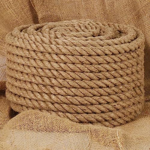 Cuerda de yute natural para crear barandillas rústicas en tus proyectos de bricolaje 3
