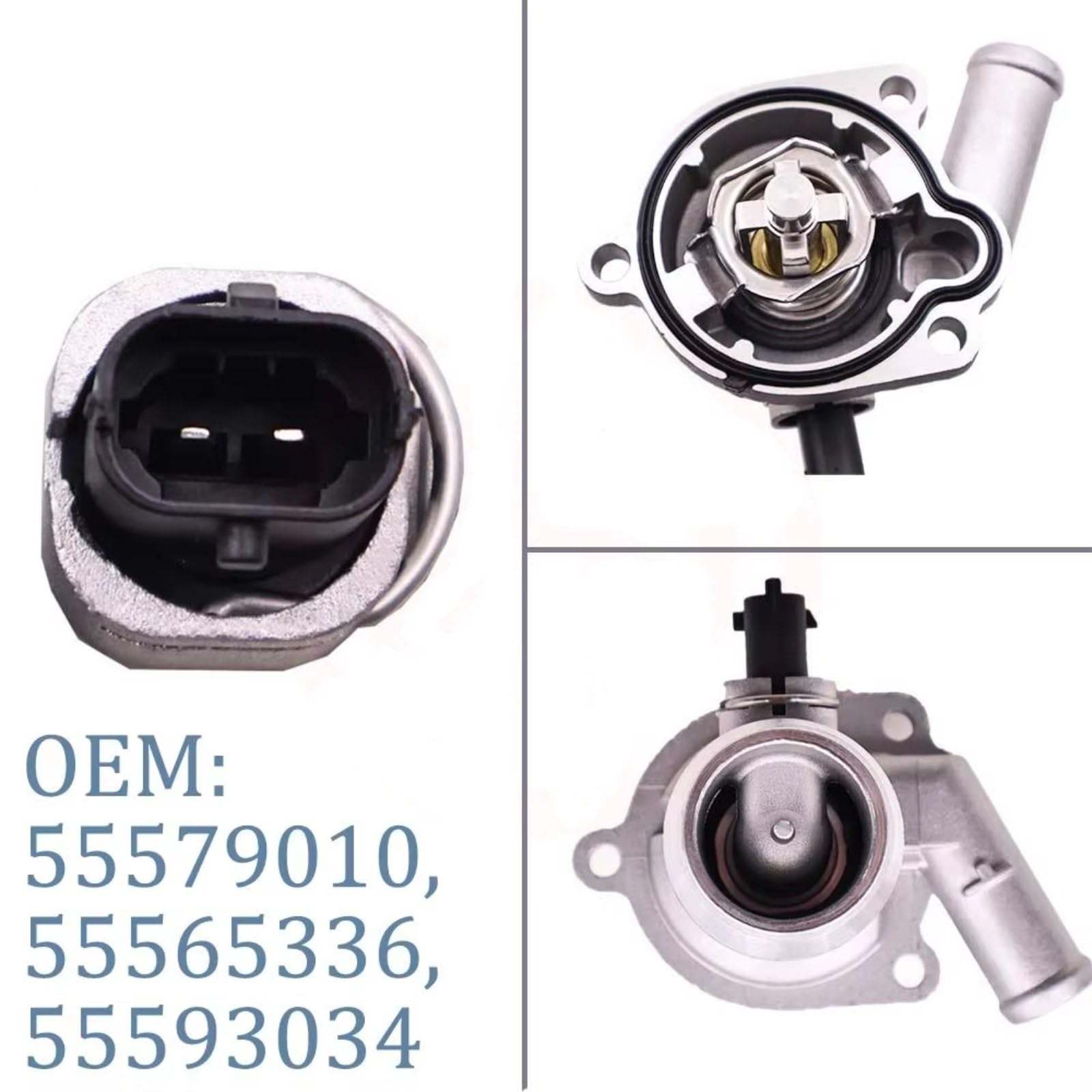 Compatibile Con Chevy Per Trax 1.4L 2015 2016 2017 2018 2019 2020 Per Sonic 2012-2020 Termostato Liquido Di Raffreddamento Del Motore 55565336 55593034 Termostato Liquido Raffreddamento