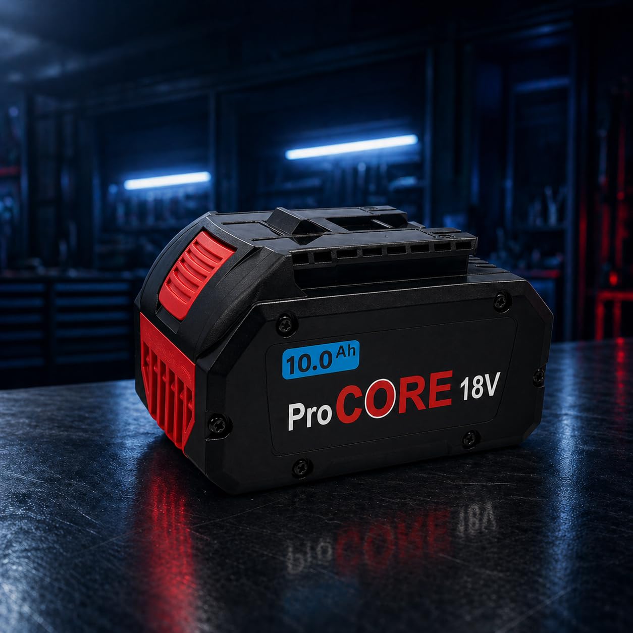 10.0Ah Hochleistungs Akku kompatibel mit Bosch Professional 18V System – Extrem Lange Laufzeit & Starke Performance für alle 18V Geräte