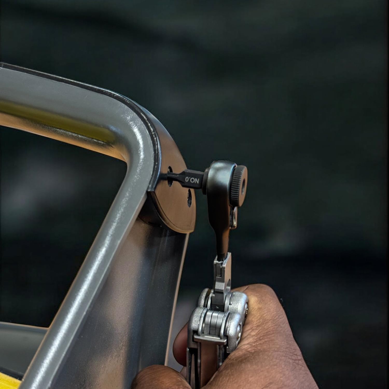 Galvanox Destornillador de trinquete multiherramienta, compatible con Leatherman (modelos EDC de extremo plano), incluye broca plana a adaptador hexagonal de 1/4 pulgadas [acero inoxidable ultra
