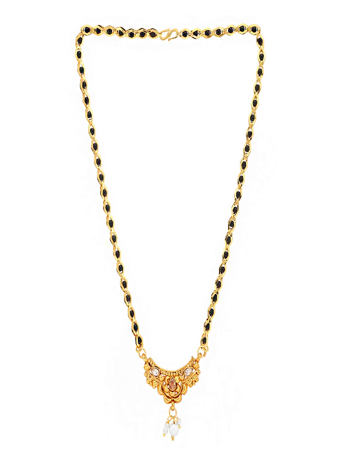 Womensky Casual wear Original Golden Look small Mangalsutra for Women (B084ZQV22Y) Amazon Price History, Amazon Price Tracker
