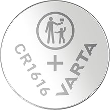 VARTA CR1616 Button Cell Batteries, Pack of 2, Lithium Coin, 3 V, Childproof Packaging, for Small Electronic Devices - Car Keys, Remote Controls, Scales