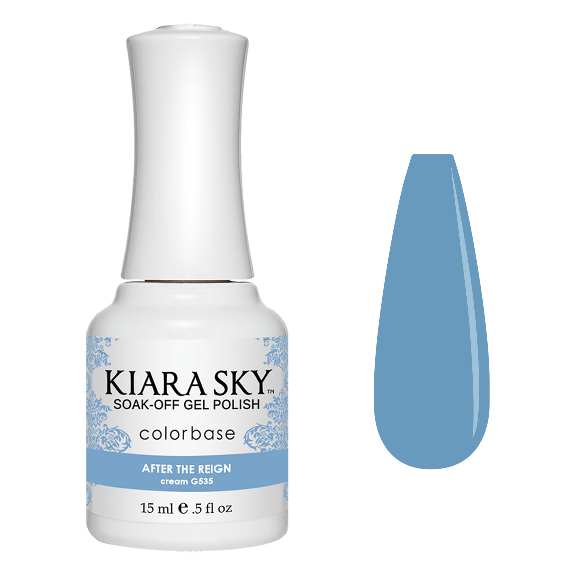 KIARA SKY Soak Off Gel Nail Polish 0.5 fl oz, AFTER THE REIGN (G535)