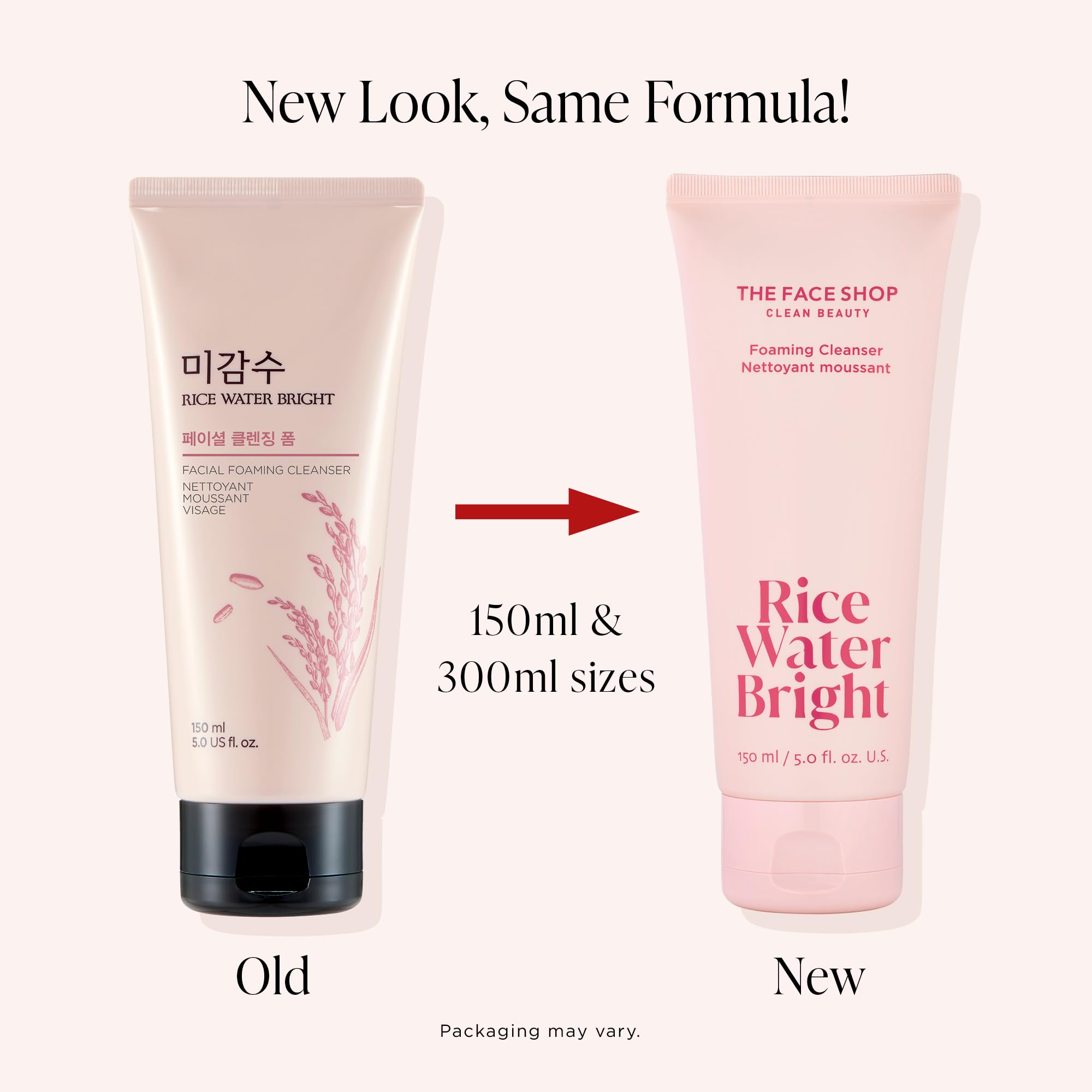 The Face Shop - Rice Water Bright Foaming Cleanser (300 ml / 10 Fl Oz), 300 ml (Pack of 1) - Image 2