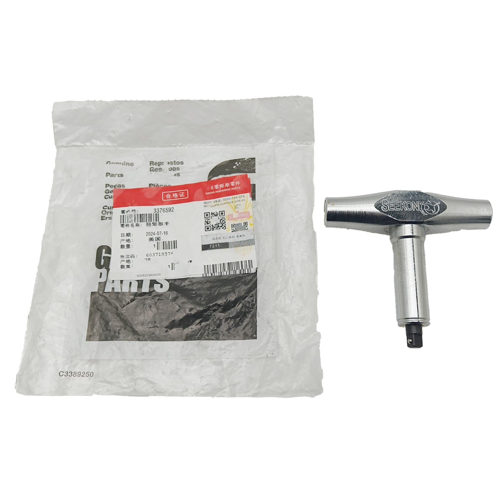 XYohykai Fuel Injector Preload Torque Wrench 3376592 3823208 For