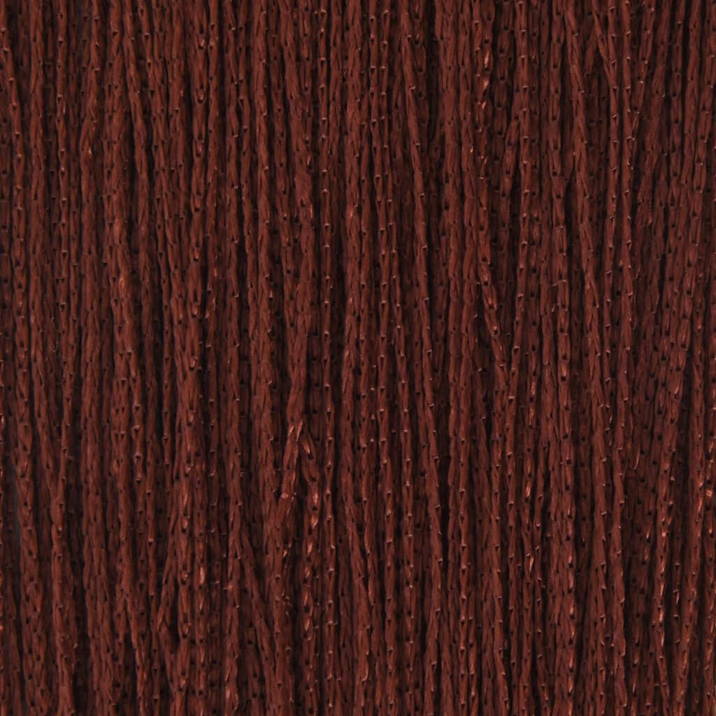 Rideaux à fils 100x250 cm Marron 2 pièces