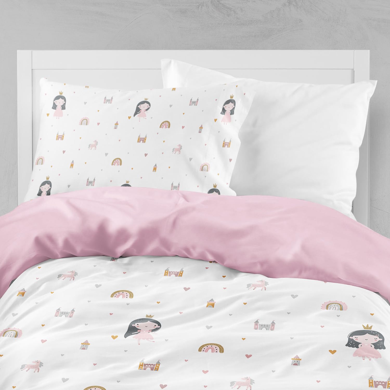 DJDEA Biancheria da letto per bambini, 135 x 200 cm, in morbida