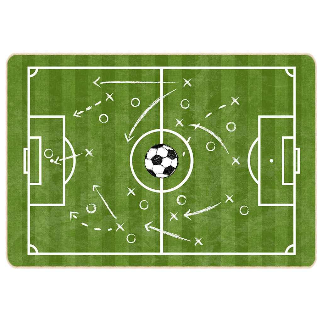 Tapis de jeu football pour une chambre de garçon ou fille animée
