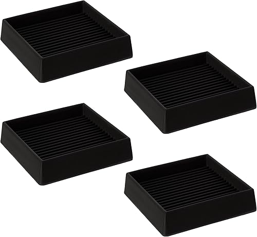 Miniatura 16 de Copas de goma de 2 x 2, almohadillas antideslizantes para muebles, agarre antideslizante para muebles, pies antideslizantes para muebles, protector