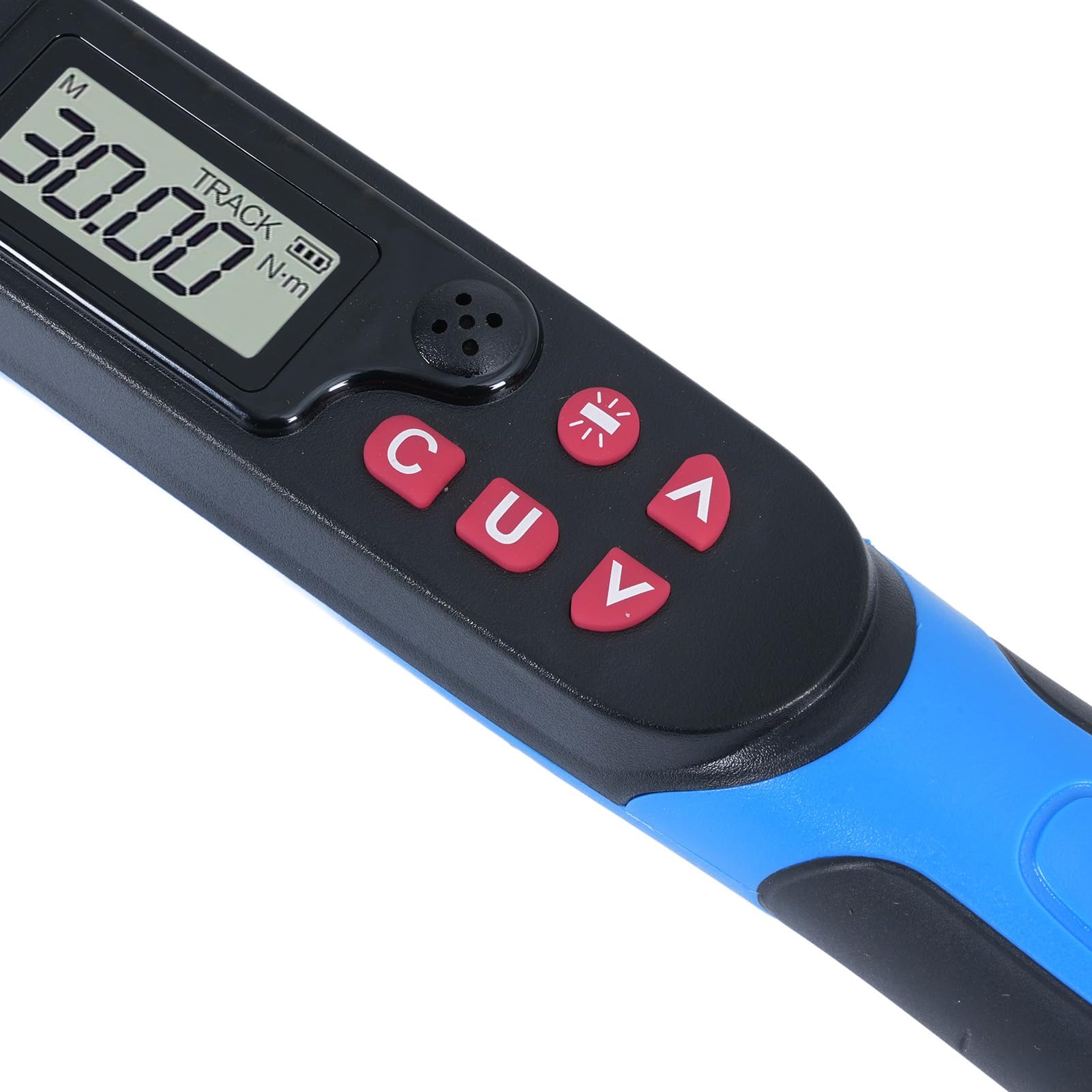 Yctze Clé de Torsion Numérique Contrôle Précis Stockage de Données Buzzer Lumière LED Avertissement Ergonomique pour L'entretien des Voitures Motos