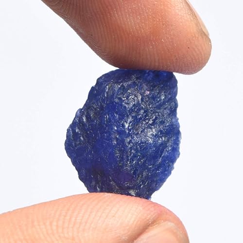 Miniatura 4 de GEMHUB Zafiro azul curativo natural 13.00 piedra preciosa suelta áspera, Gema, azul