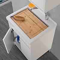 Lavatoio In Bambù Per Bucato - Tavola Da Lavaggio Pratica Per Lavandino - Foto 11