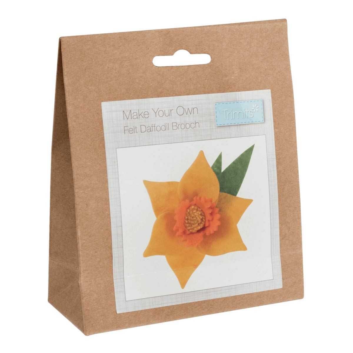 B&Q -  Felt Kit Daff BroochFelt Decoration Kit: Daffodil BroochTrimits