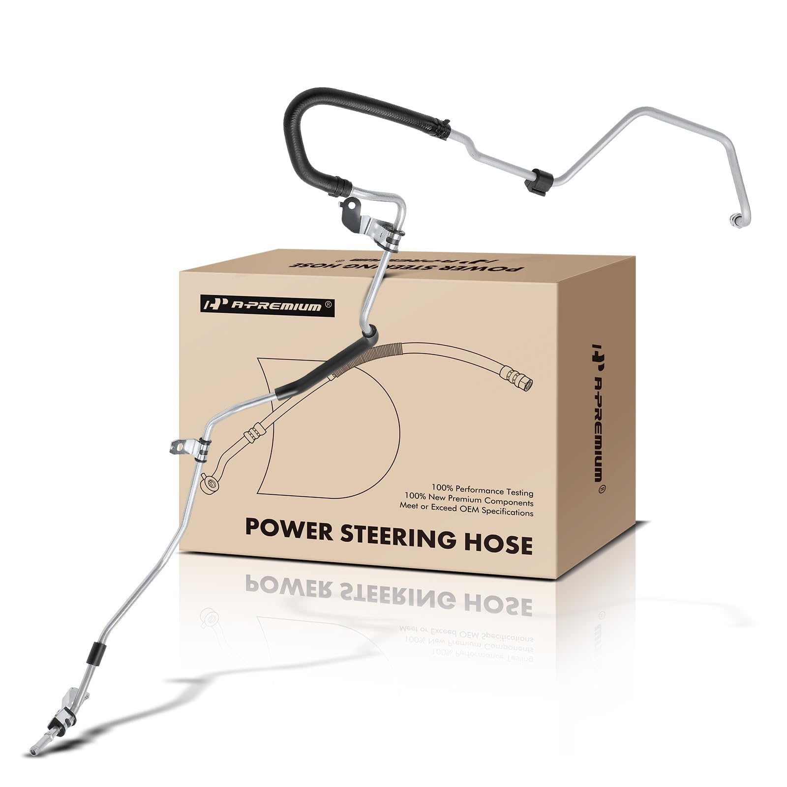 A-Premium Power Steering Hose Return Hose Line Assembly Compatible with Hyundai Sonata 1999-2005 & Optima 2001-2005, 2.4L 2.7L, From Gear, Replace# 5756038030