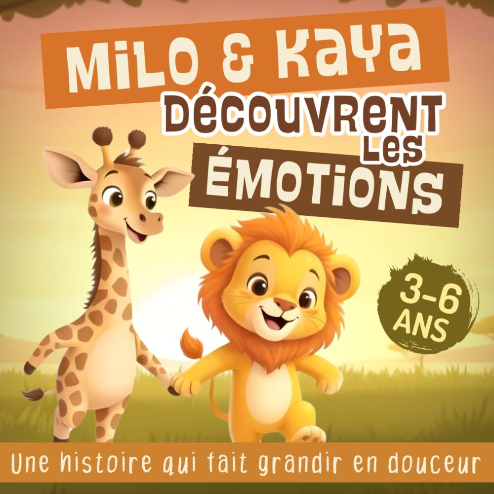 Milo & Kaya Découvrent Les émotions: Une Histoire Tendre Pour Accompagner les Enfants de 3 à 6 ans Dans la Découverte de Leurs Sentiments, Développer ... et Renforcer la Confiance En Soi.