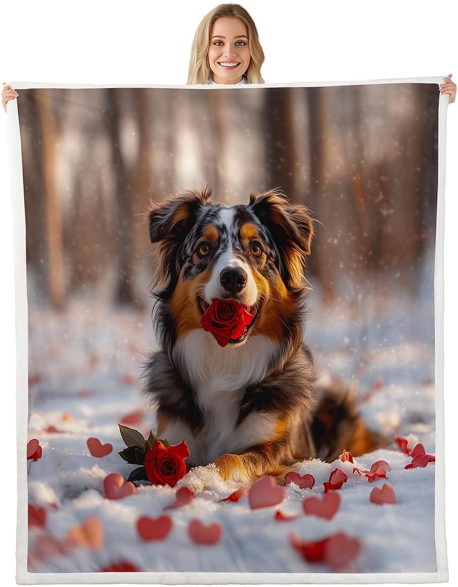 Cartoon Fox Flannel Fleece Blanket,Cute Girl Butterfly Animal Super Soft Blanket for Bed Sofa Couch,Natural Landscape Bed Blanket for Bedroom Decor,Twin 60"x80"