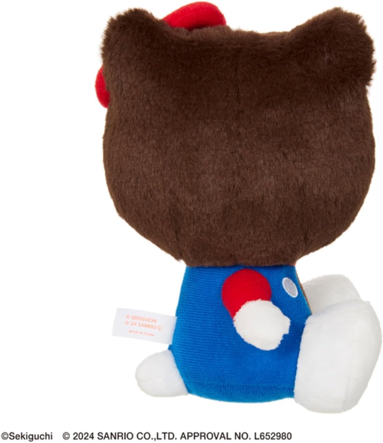 Hello Kitty x Monchhichi Overalls Plush