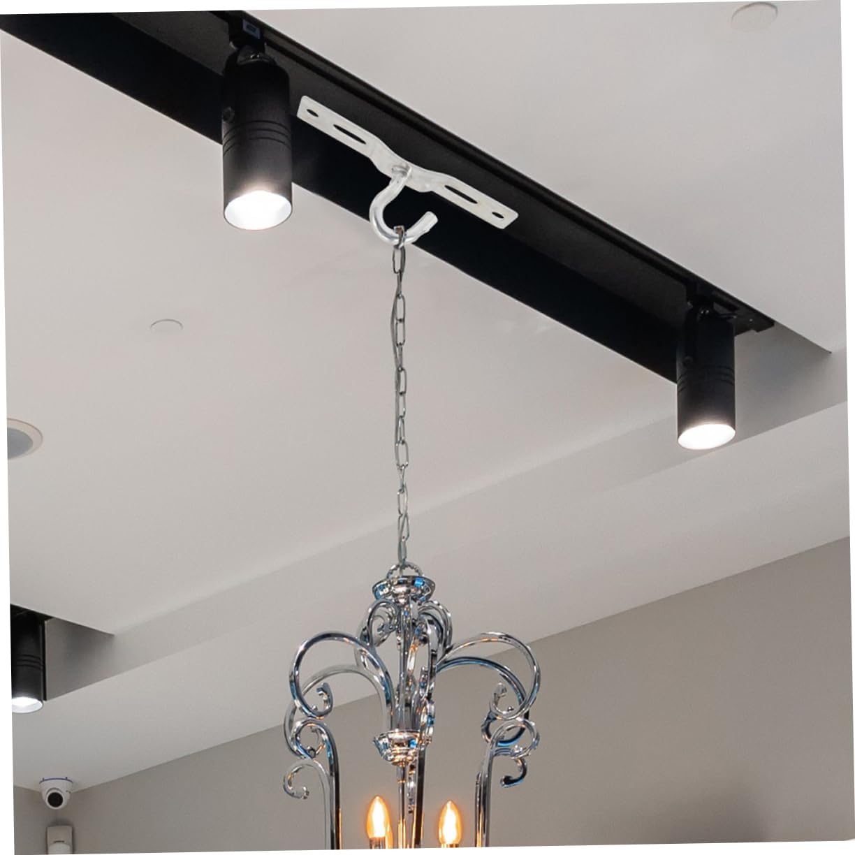 DECHOUS 20pcs Hanging Light Fixture Mounting Bracket Chandelier Light Hanging Fittings Industrial