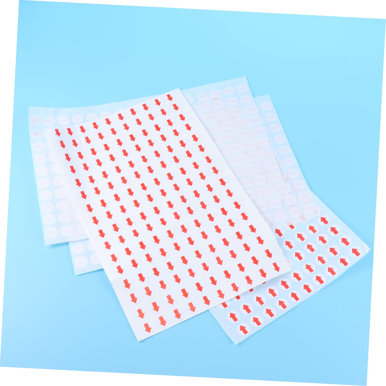 Étiquettes Fléchées Rouges Adhésives 3200 Pcs en Papier pour Inspection