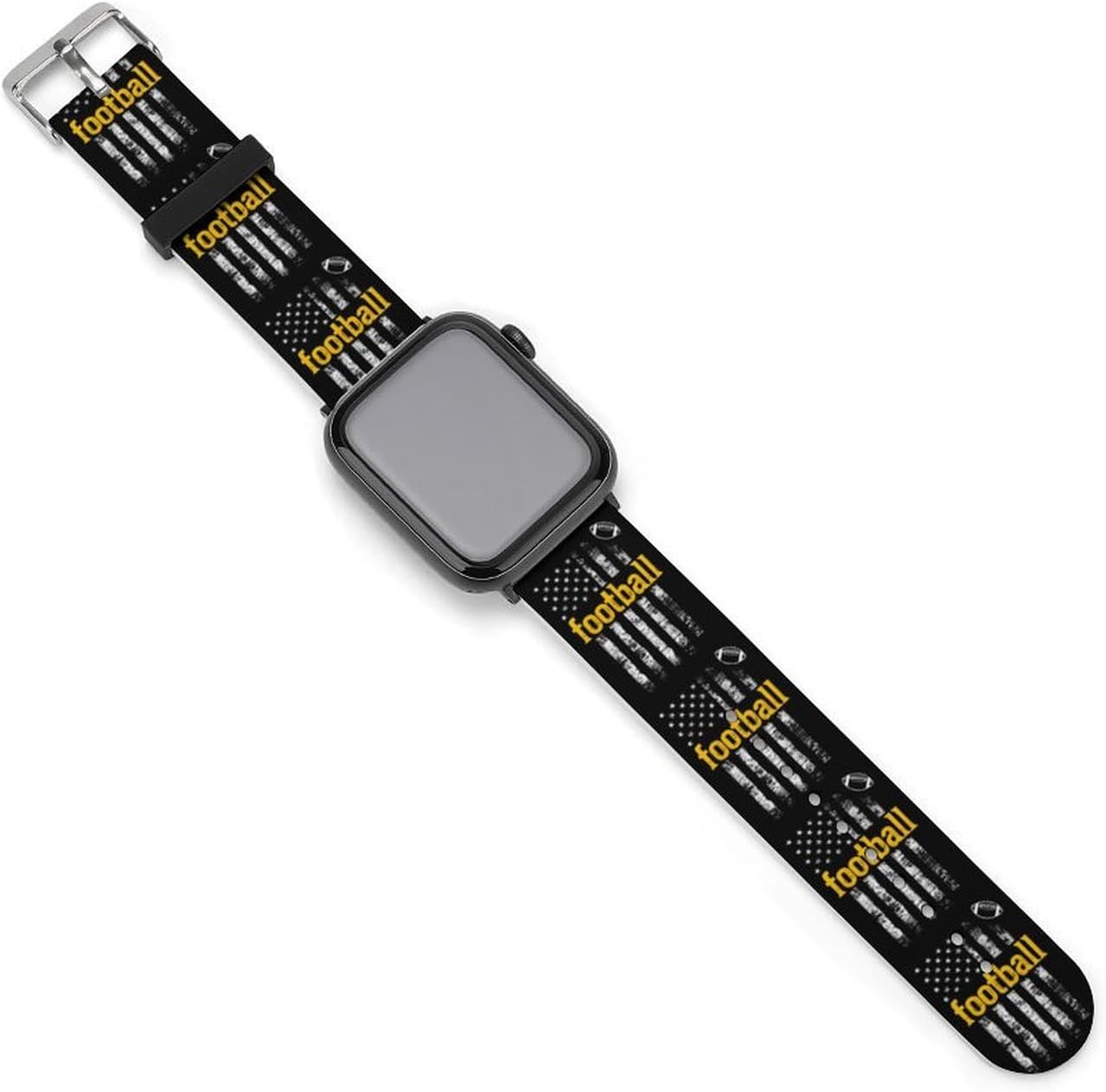 Football Soccer U.S. Flag Funny Watch Band Quick Release Replacement Watch Straps for Men Women