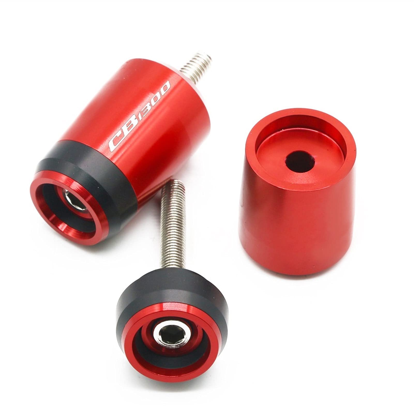Poignées De Guidon Moto Universelles 7/8" + 22 Mm – Embouts Barre Aluminium CNC, Gel Antichoc, Silver