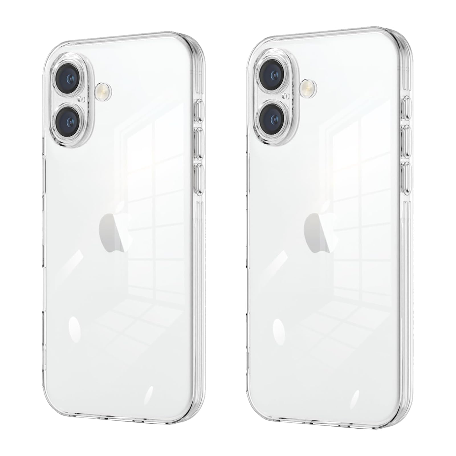 Amazon.co.jp: 【2枚セット】 iPhone 16 Plus クリア ケース 透明