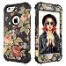 Case for iPhone 6 Plus,Case for iPhone 6S Plus,Digital Hutty 3 in 1 Shockproof Heavy Duty Full-body Protective Cover for Apple iPhone 6 Plus,iPhone 6S Plus Flower