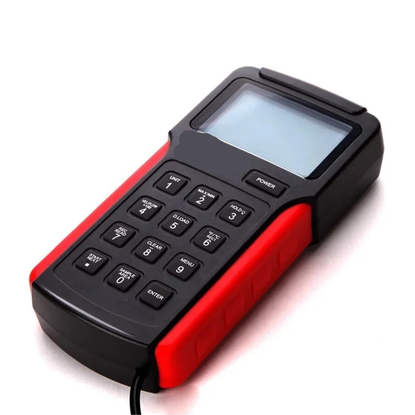 Wiatromierz, Anemometr z przełącznikiem, podświetleniem LCD, transferem danych przez USB, jednostką prędkości wiatru