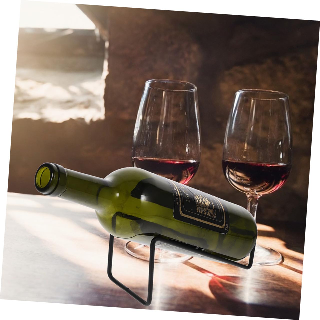 Generisch 4stücke Teiliges Metall-weinregal Multifunktionaler Flaschenhalter Für Stilvolle Aufbewahrung Küche Esszimmer Und Bar Und Platzsparend Geeignet Für Wein Wasserflaschen