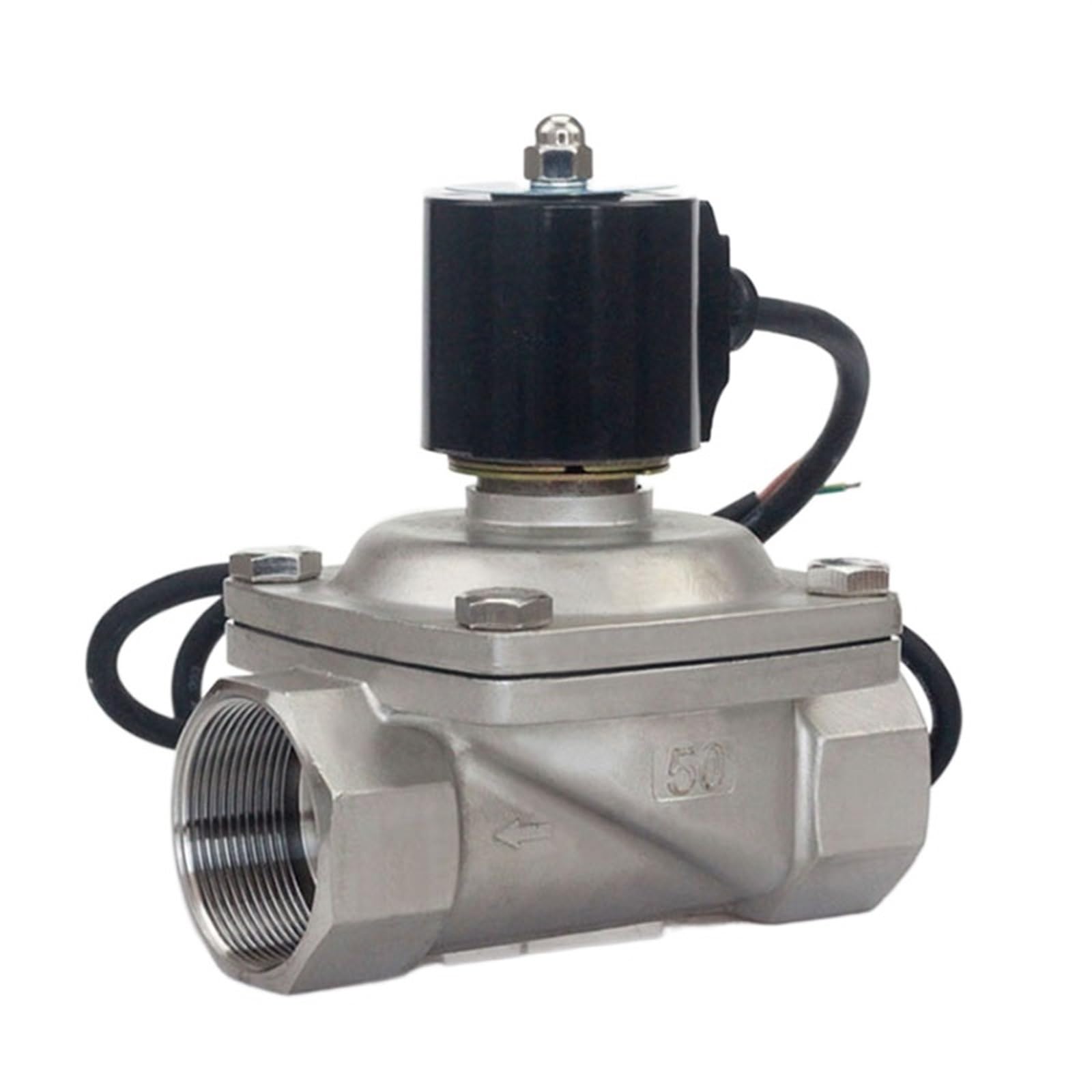Électrovanne sous-marine en acier inoxydable 2W500-50 de 2 pouces normalement fermée