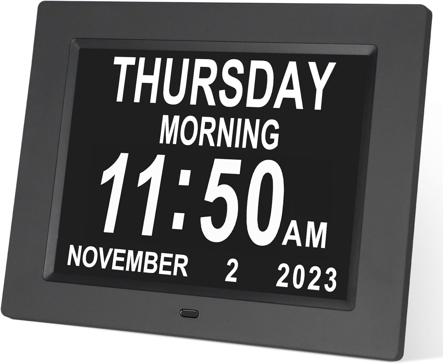 Johnziny Dementia Clocks with Day and Date for Elderly, 8 Alarm