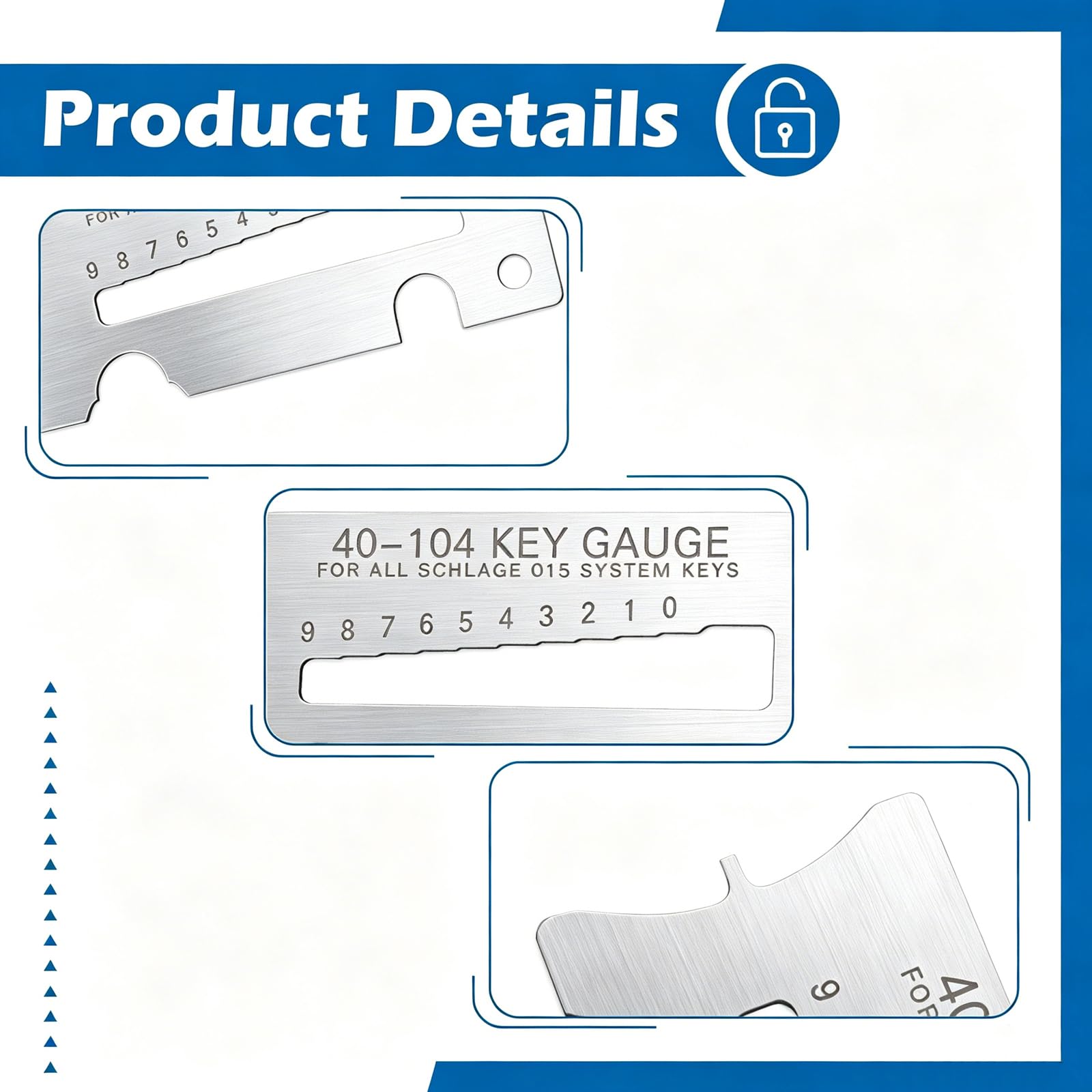 Schlage Key Gauge - Re Keying Tool -3