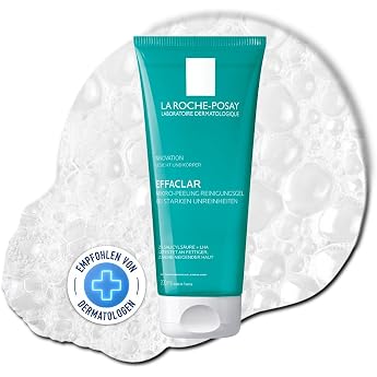 Effaclar Mikro-Peeling Reinigungsgel, gegen starke Unreinheiten | Peeling-Reinigungsgel f&uuml;r Gesicht &amp; K&ouml;rper. Mit Salicyls&auml;ur