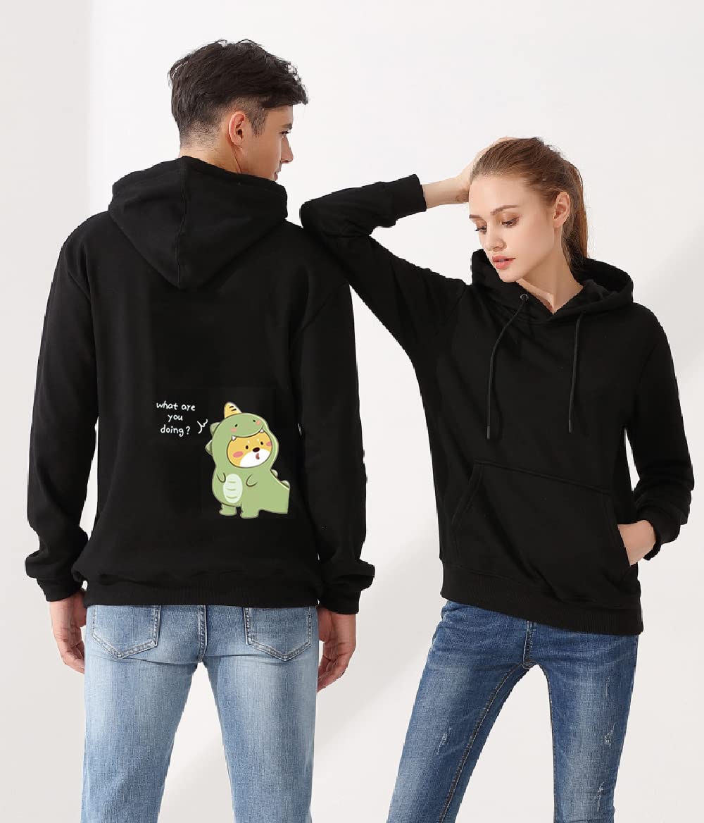 King Queen Sweat à Capuche pour Couple Partenaire Pull à Capuche Cadeau pour Couple Sweatshirt Hoodie pour Couple Femme 1 Pc