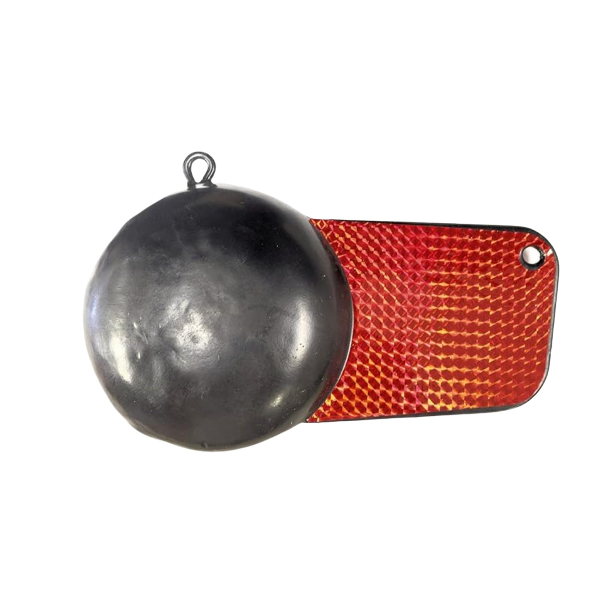 MarineNow Vinyl Coated Pancake Downrigger Weight with Fin – Choose 8 lb to 15 lb – Anti-Twist, Depth-Control Fishing Weight for Saltwater & Freshwater Trolling