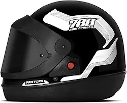 CAPACETE FECHADO PRO TORK SPORT MOTO 788 BRANCO TAM. 56 VIS. FUMÊ