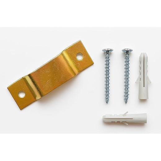 Wall Mounted Fan Bracket ? Heavy-Duty Clamp Style ? Adjustable & Universal Fit for Most Wall Fans ? Sale with 2 Screws & 2 Wall PVC Plugs ? Easy Installation & Secure Hold