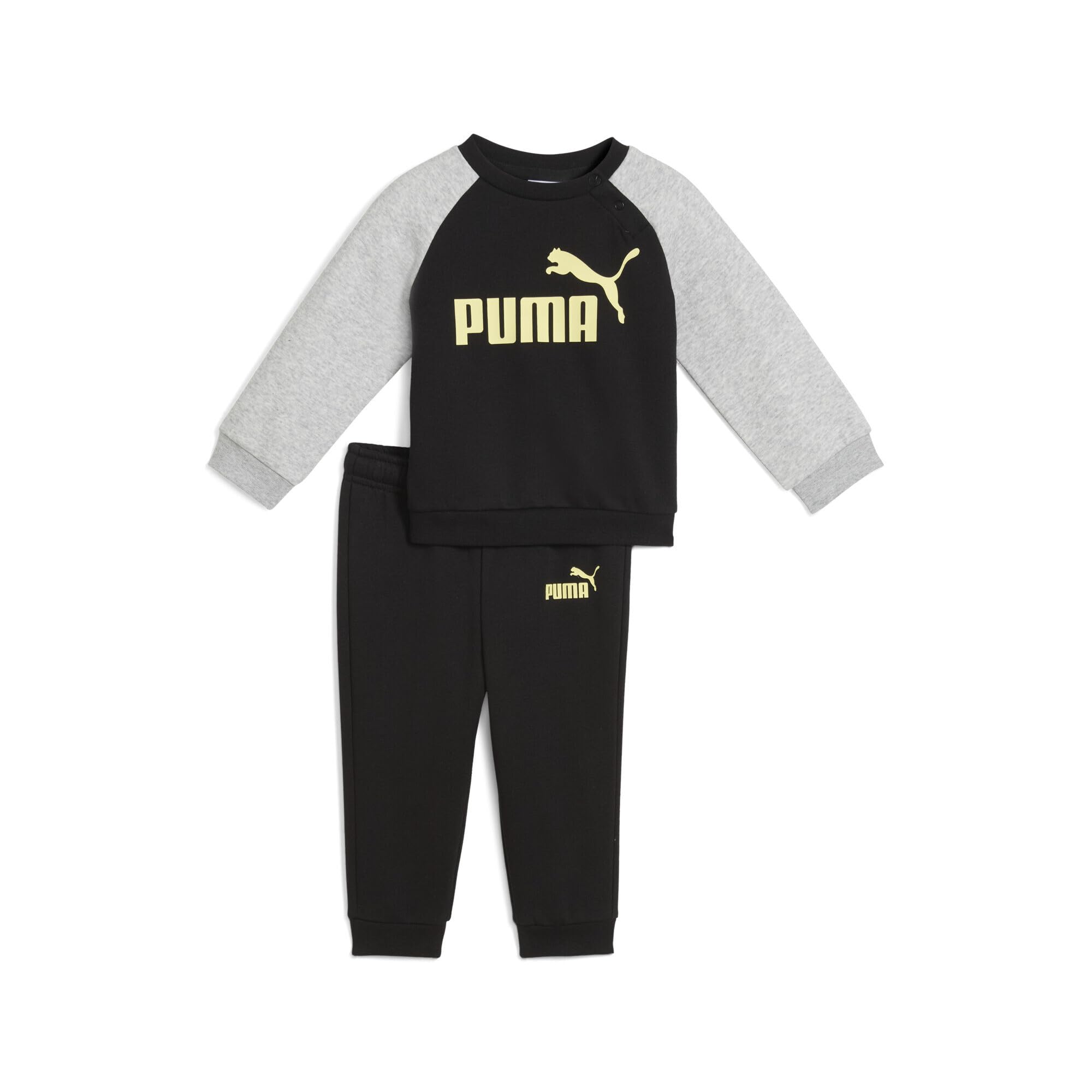 PUMA Unisex Baby Minicats Ess Raglan Crew Set Fl Inf Gestrickte Anzüge