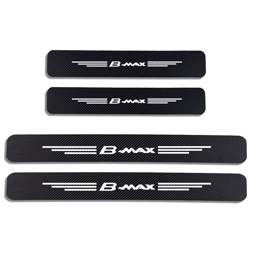 SDYAYFGE 4Pcs Kick Plates Car Door Sill Protector,for Ford B-MAX