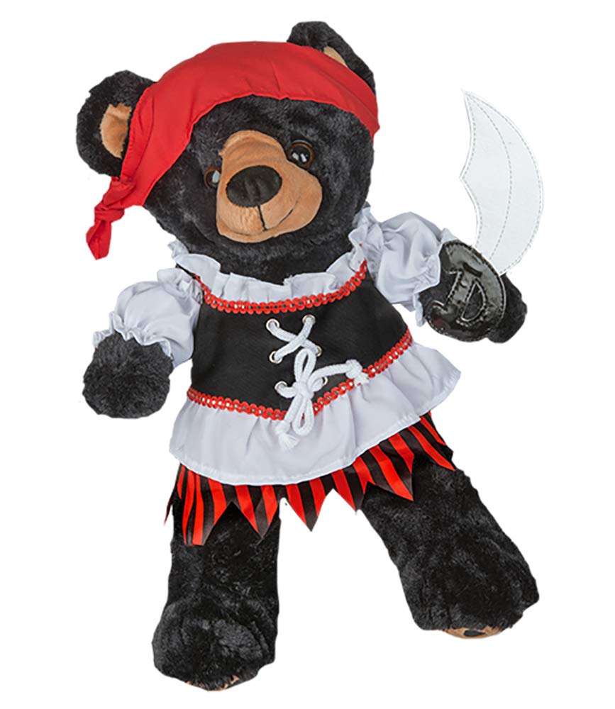 Pirate Girl Outfit w Sword Teddy Bear Clothes Fits Most 14