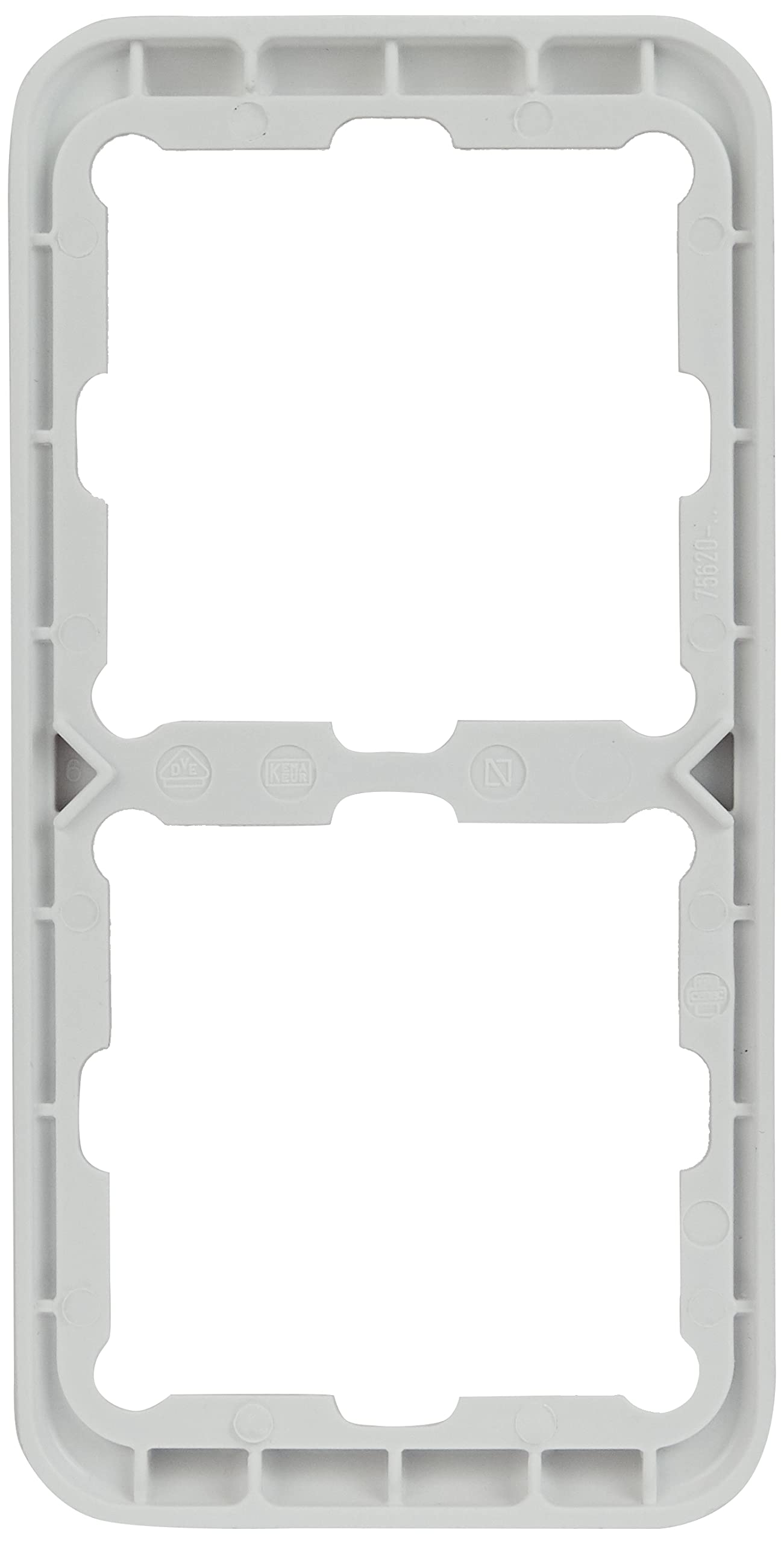 Simon 75620-30 placa de pared y cubierta de interruptor Blanco