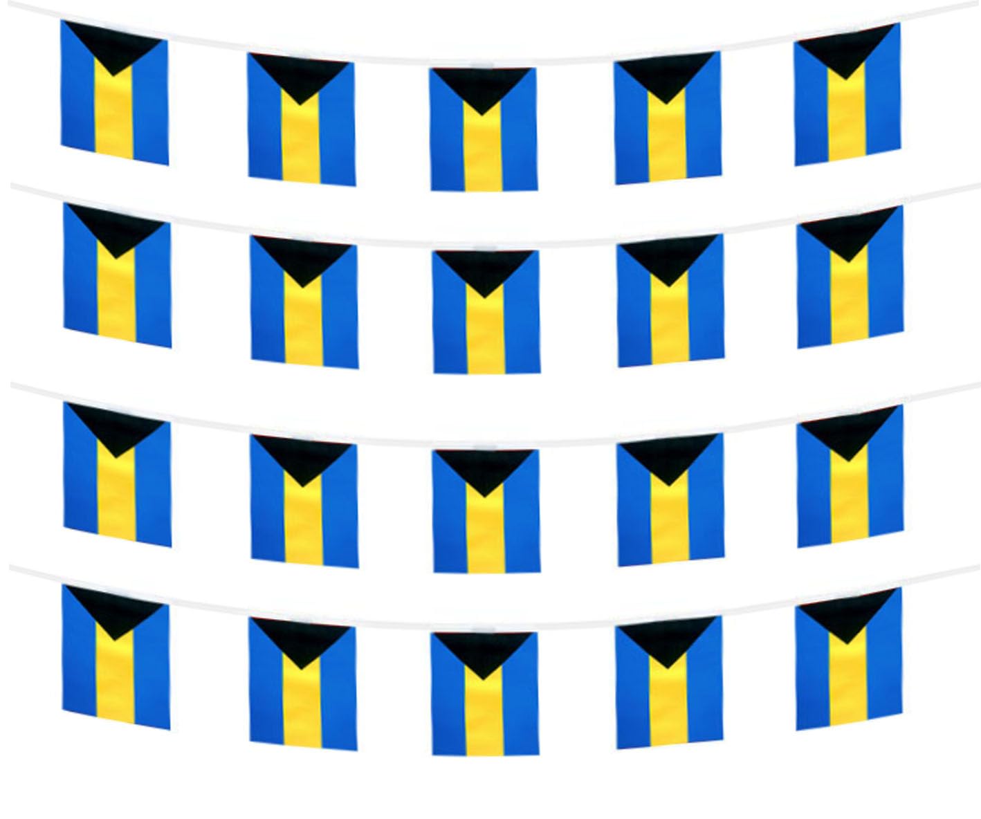 FFILL 20 Feet 20 Flags north and south Americas Banner Flag , Mini Flag Small Banner, for Party, Shops and Bars Decorations, Outdoor Decorations -South America and North America-Themed National Flags